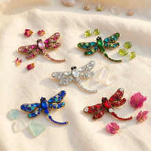 Crystal Dragonfly Statement Brooch – Available in 5 Colors Petit Détail Lebanon