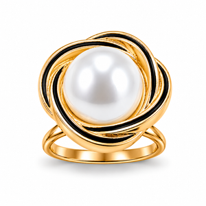 Pearl Accent Scarf Ring Petit Détail Lebanon