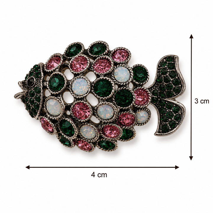 Jewel Fish Brooch Petit Détail Lebanon