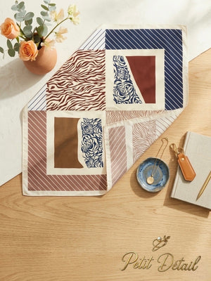 Patchwork Print Square Scarf Petit Détail Lebanon
