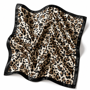 Leopard Print Square Scarf Petit Détail Lebanon