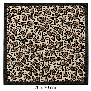 Leopard Print Square Scarf Petit Détail Lebanon