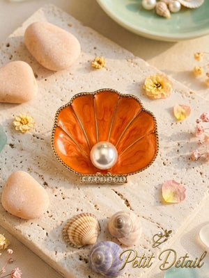 Pearl Shell Brooch Petit Détail Lebanon