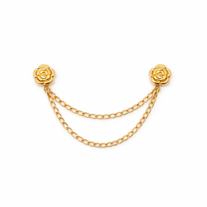 Gold Rose Magnetic Fabric Clip Default Title Petit Détail Lebanon