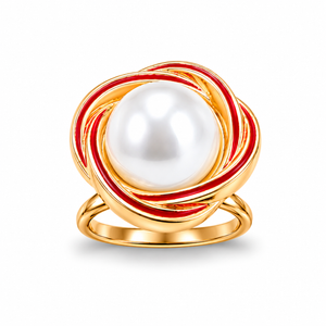 Pearl Accent Scarf Ring Petit Détail Lebanon