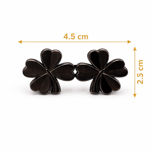 Clover Waist Buckle Dark Silver Petit Détail Lebanon