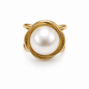 Classic Pearl Scarf Ring Petit Détail Lebanon