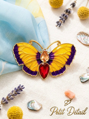 Sunset Butterfly Brooch Petit Détail Lebanon