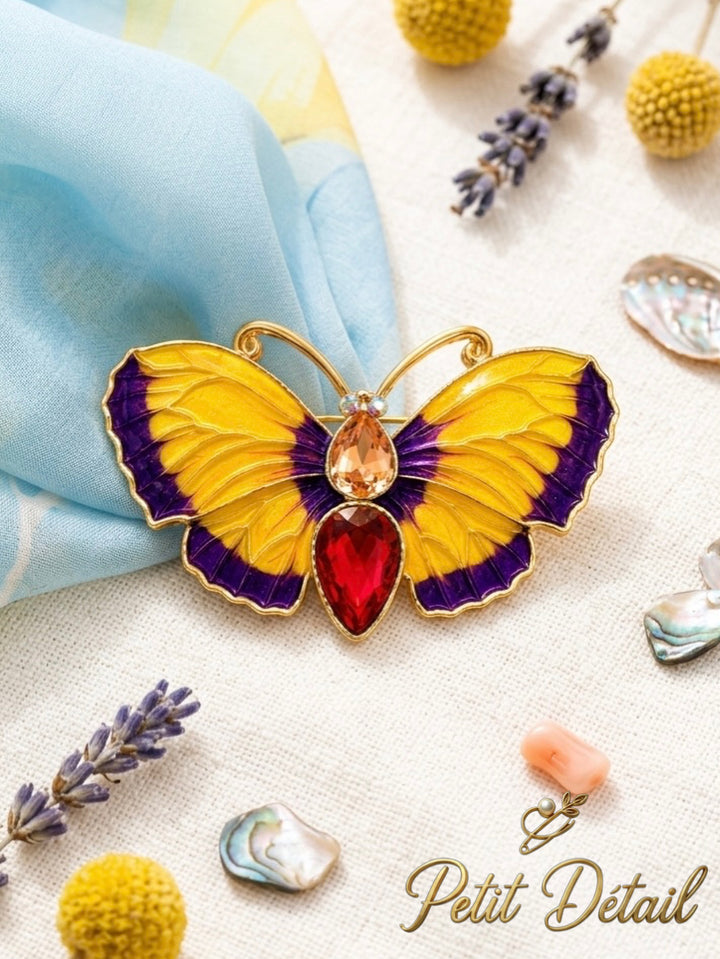 Sunset Butterfly Brooch Petit Détail Lebanon