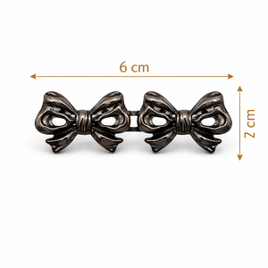 Bow Waist Buckle Dark Silver Petit Détail Lebanon