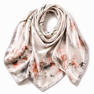 Soft Magnolia Square Scarf Petit Détail Lebanon