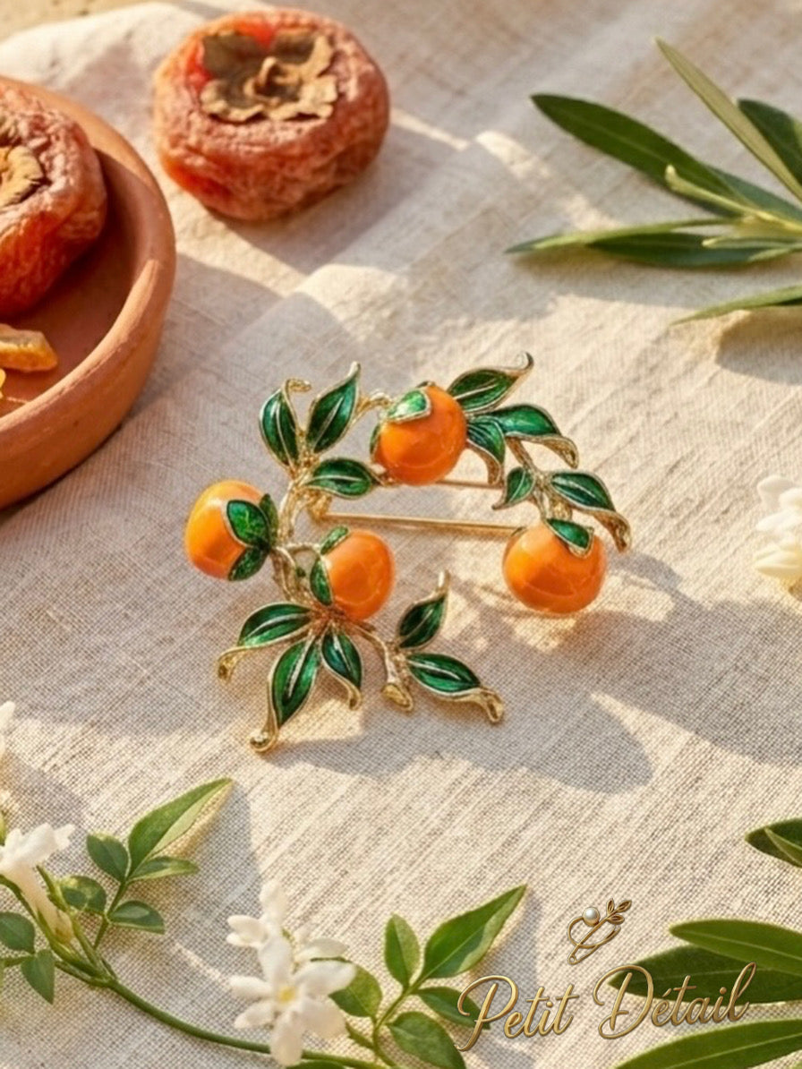 Mandarin Branch Brooch Petit Détail Lebanon