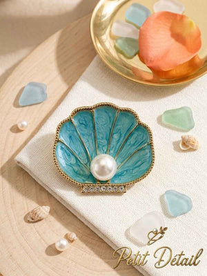 Pearl Shell Brooch Petit Détail Lebanon