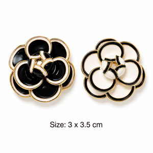 Camellia Flower Brooch Petit Détail Lebanon