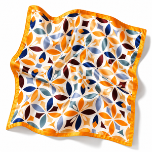 Sunset Geometric Square Scarf Petit Détail Lebanon