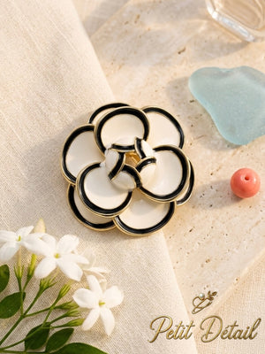 Camellia Flower Brooch Petit Détail Lebanon