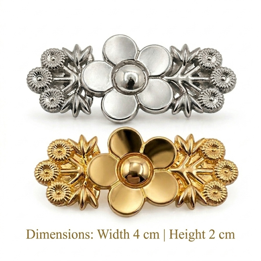 Floral Waist Adjusters – Gold & Silver Petit Détail Lebanon