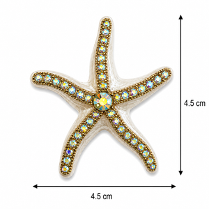 Ocean Star Brooch white Petit Détail Lebanon