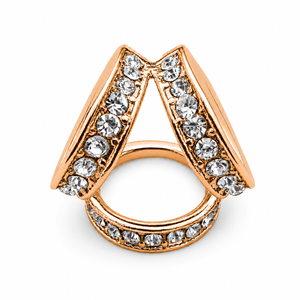 Crystal Chevron Scarf Ring Petit Détail Lebanon