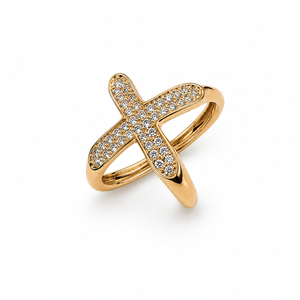 Crystal X Scarf Ring Petit Détail Lebanon