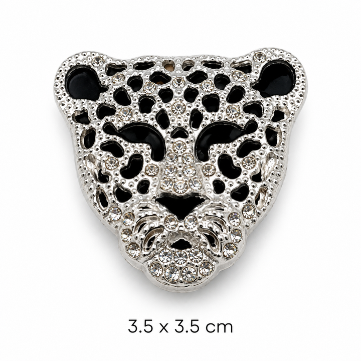 Silver Leopard Button Cover Petit Détail Lebanon