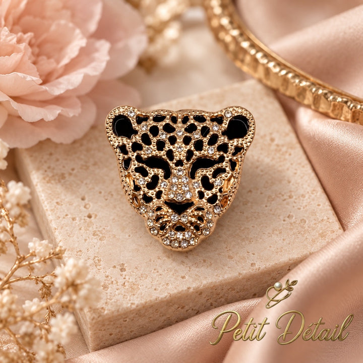 Gold Leopard Button Cover Petit Détail Lebanon