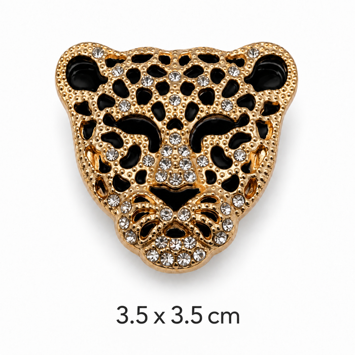 Gold Leopard Button Cover Petit Détail Lebanon