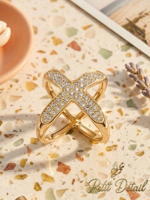 Crystal X Scarf Ring Petit Détail Lebanon