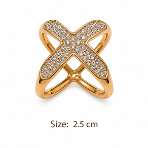 Crystal X Scarf Ring Petit Détail Lebanon