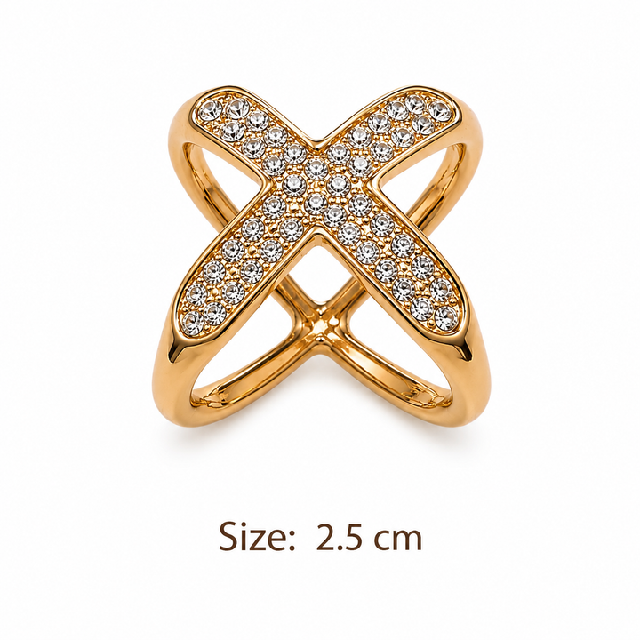Crystal X Scarf Ring Petit Détail Lebanon