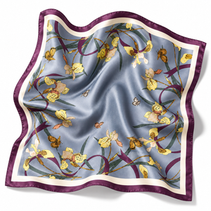 Iris Bloom Square Scarf Petit Détail Lebanon