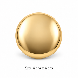 Domed Gold Brooch