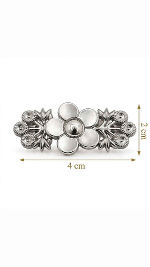 Floral Waist Adjusters – Gold & Silver Silver Petit Détail Lebanon