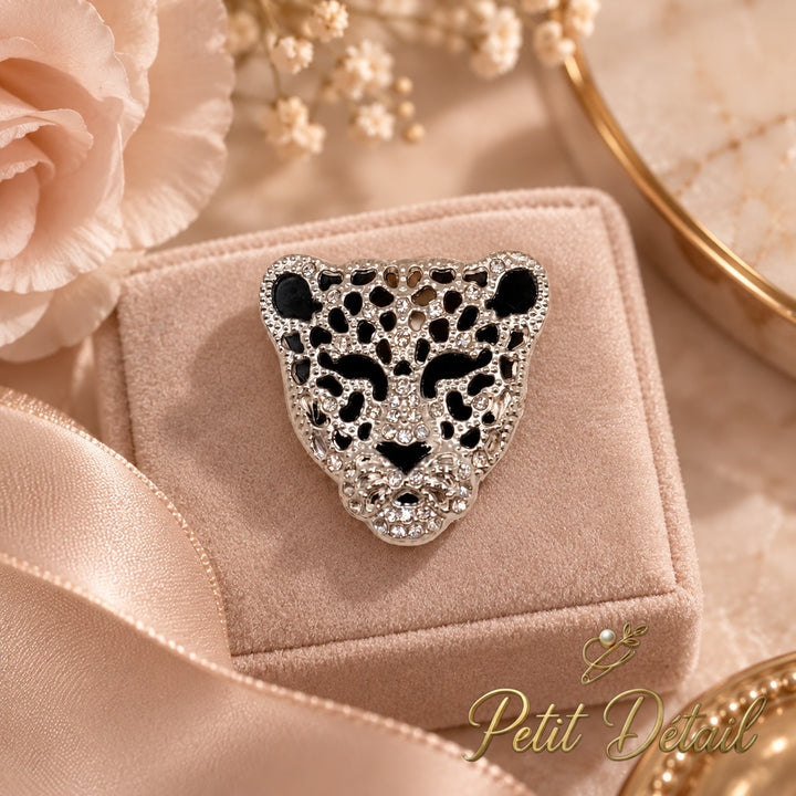 Silver Leopard Button Cover Petit Détail Lebanon