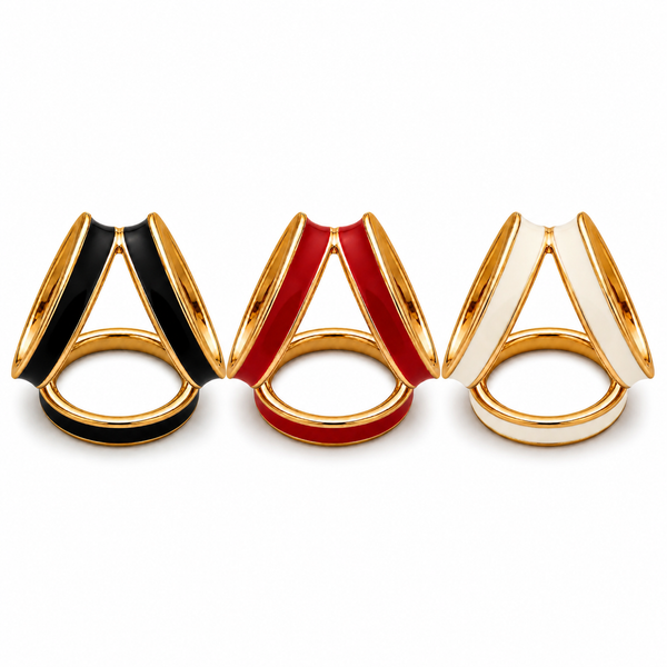 Geometric Trio Scarf Ring Petit Détail Lebanon