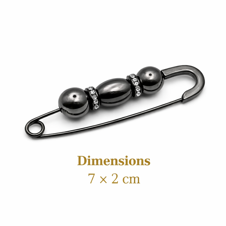 Crystal Bead Decorative Safety Pin Brooch Petit Détail Lebanon