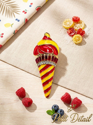 Candy Swirl Ice Cream Brooch Petit Détail Lebanon