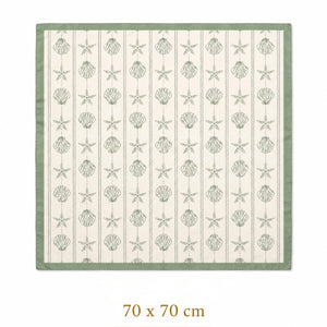 Sea Breeze Square Scarf Default Title Petit Détail Lebanon
