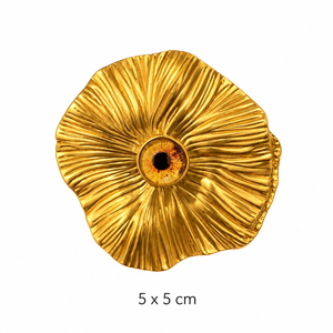 Golden Eye Statement Brooch