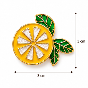 Lemon Slice Brooch Petit Détail Lebanon
