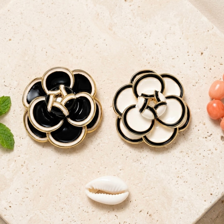Camellia Flower Brooch Petit Détail Lebanon