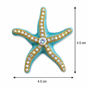 Ocean Star Brooch green Petit Détail Lebanon
