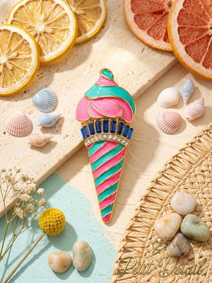 Candy Swirl Ice Cream Brooch Petit Détail Lebanon
