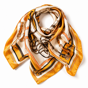 Equestrian Print Square Scarf Petit Détail Lebanon