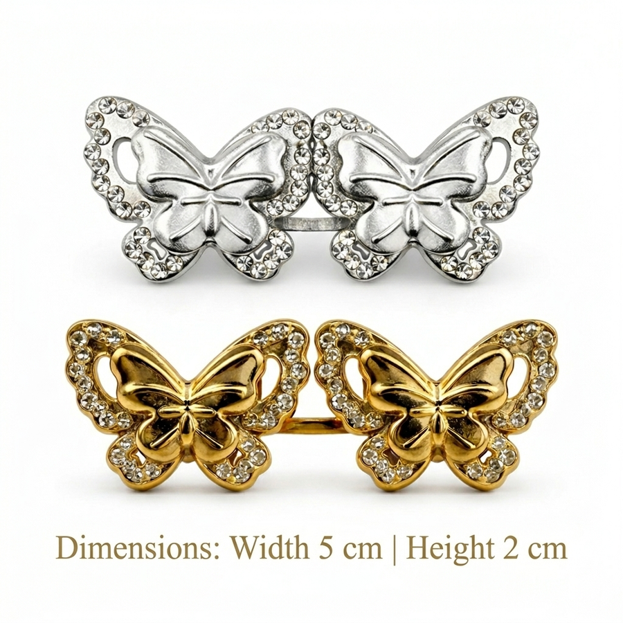 Butterfly Waist Adjuster – Gold & Silver Petit Détail Lebanon
