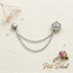 Floral Magnetic Sleeve Clip Petit Détail Lebanon