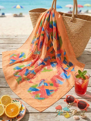 Color Splash Mousseline Beach Pareo – 145 × 175 cm