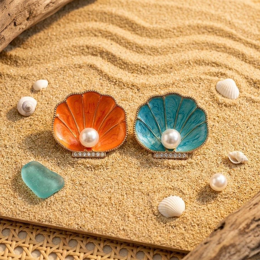 Pearl Shell Brooch Petit Détail Lebanon