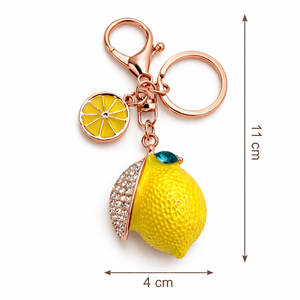Chic Lemon Charm Keychain Default Title Petit Détail Lebanon