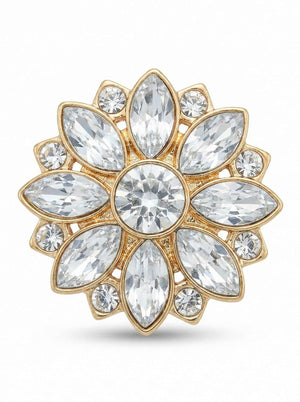 Crystal Flower Button Covers Petit Détail Lebanon